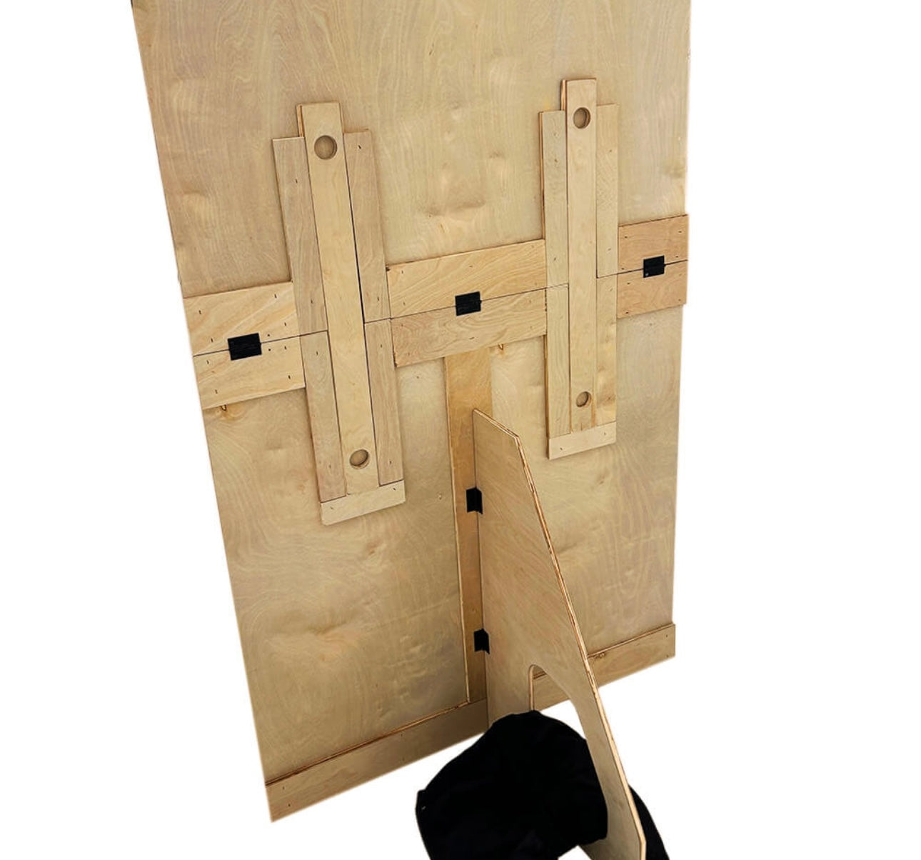 square 7ft wood wall