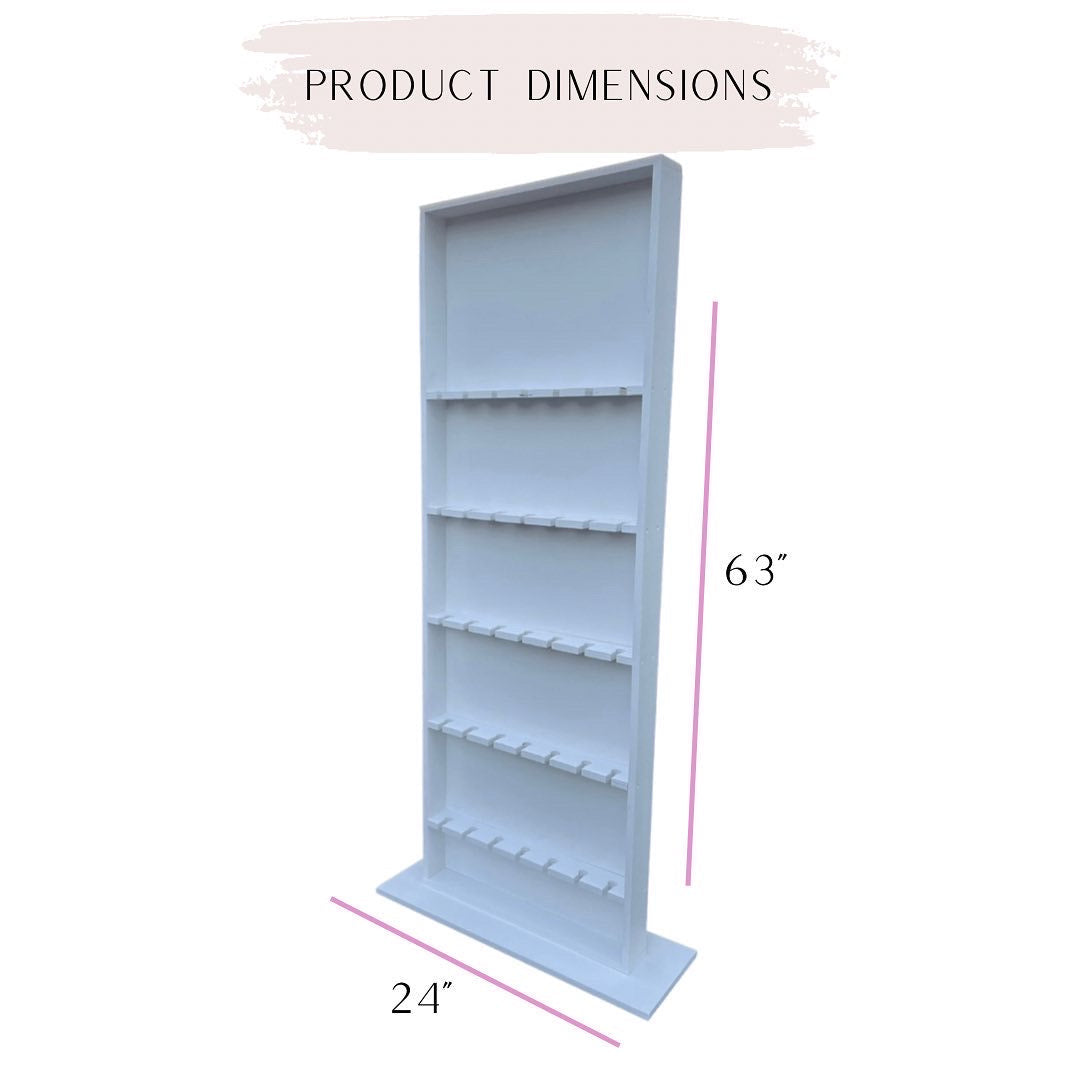 5.5 ft white champagne wooden wall