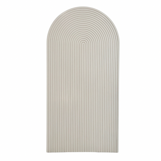 White Ripple 6 FT Wall