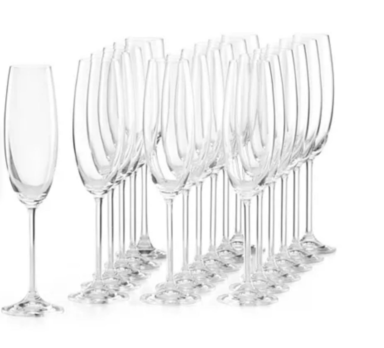 champagne glassware set of 12