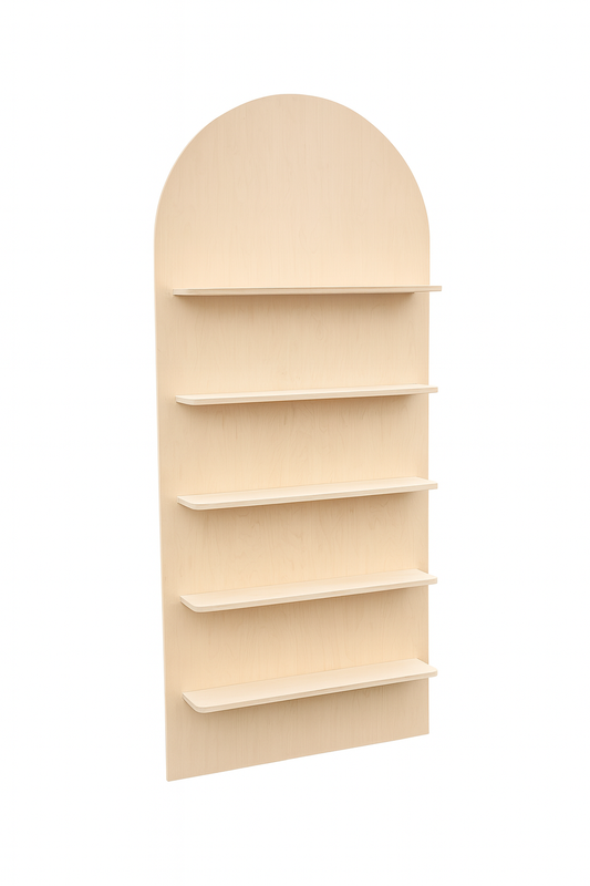 Treat Wall With Folding Shelves